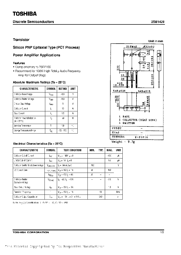 2SB1429_17275.PDF Datasheet