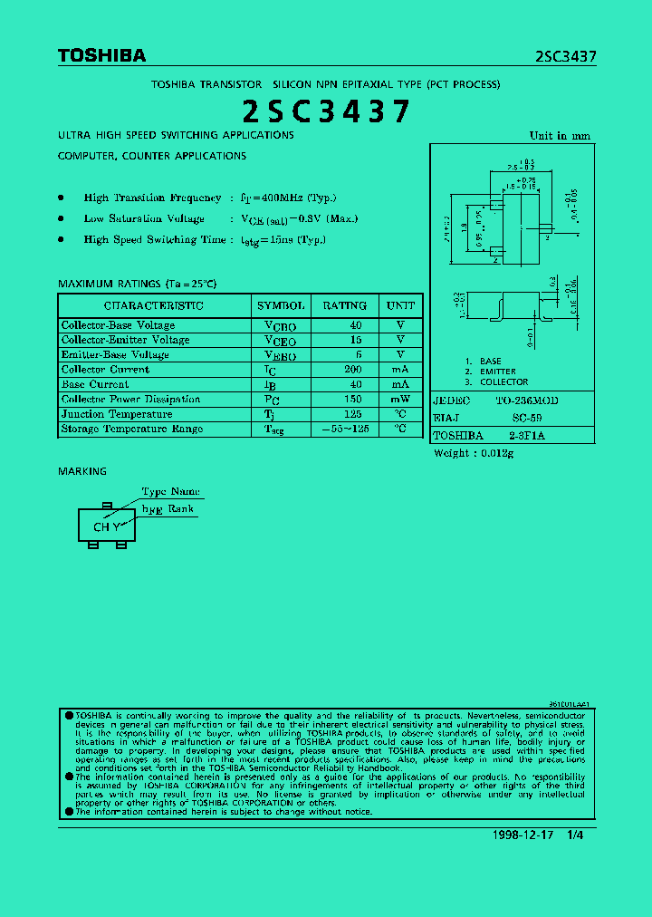 2SC3437_190934.PDF Datasheet