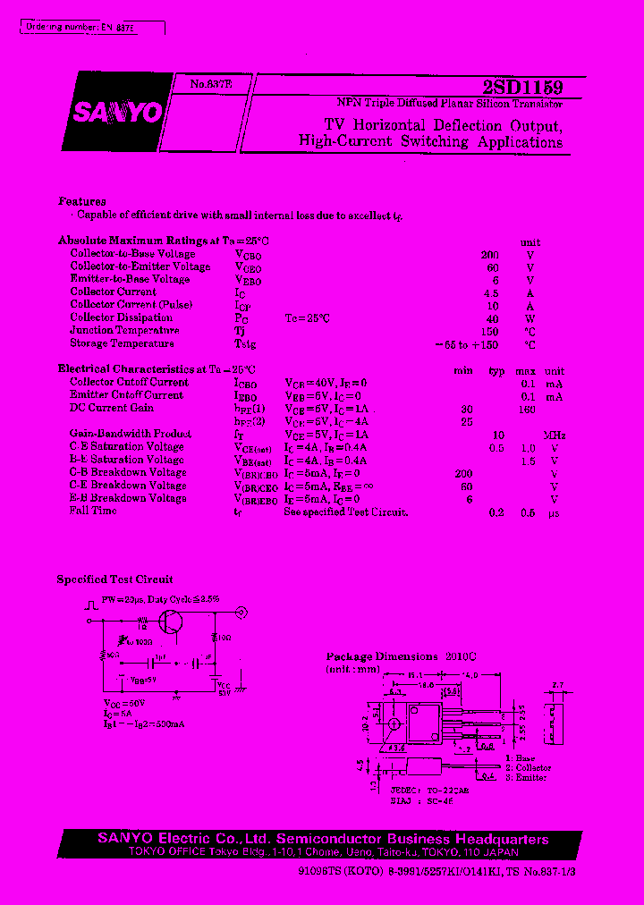 2SD1159_7265.PDF Datasheet