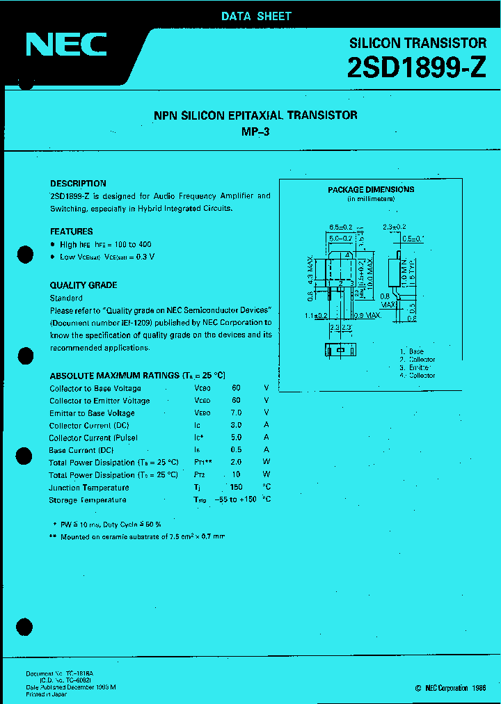 2SD1899-Z_152573.PDF Datasheet