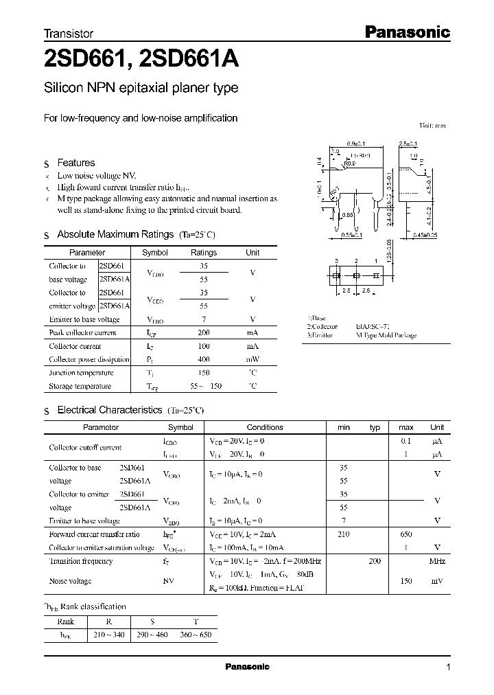 2SD661_7356.PDF Datasheet