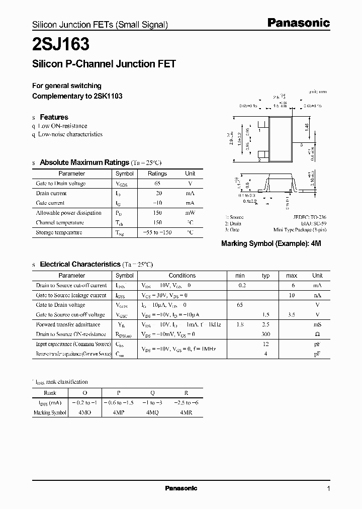 2SJ163_12687.PDF Datasheet