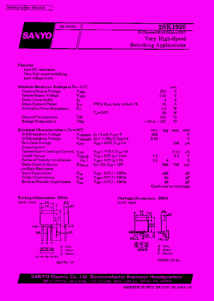 2SK1920_185306.PDF Datasheet