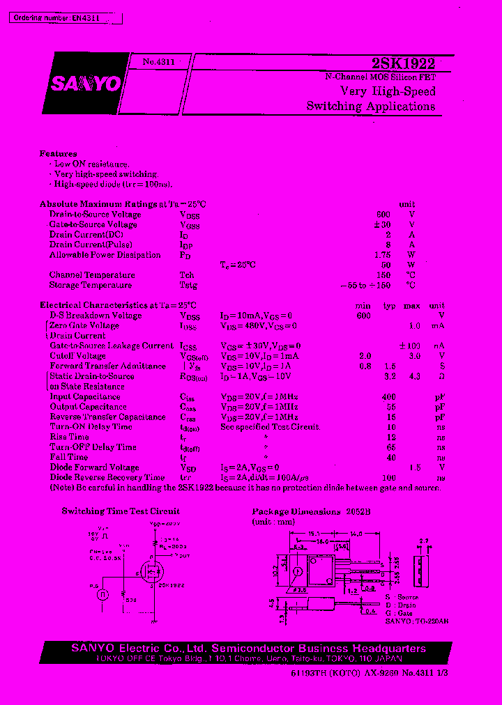 2SK1922_185308.PDF Datasheet