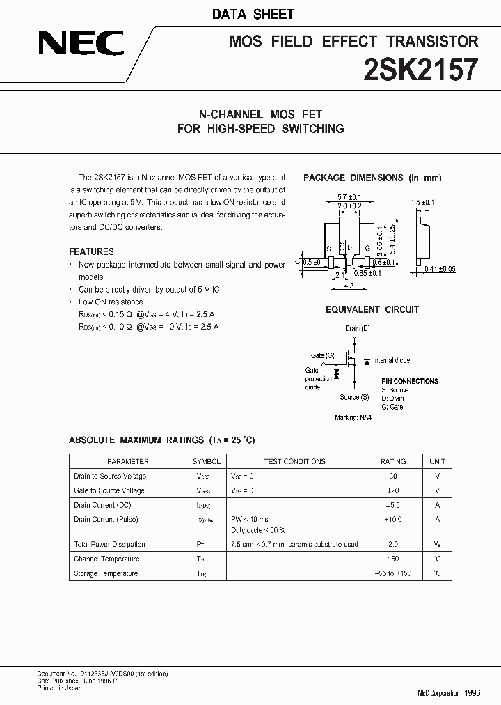 2SK2157_17359.PDF Datasheet