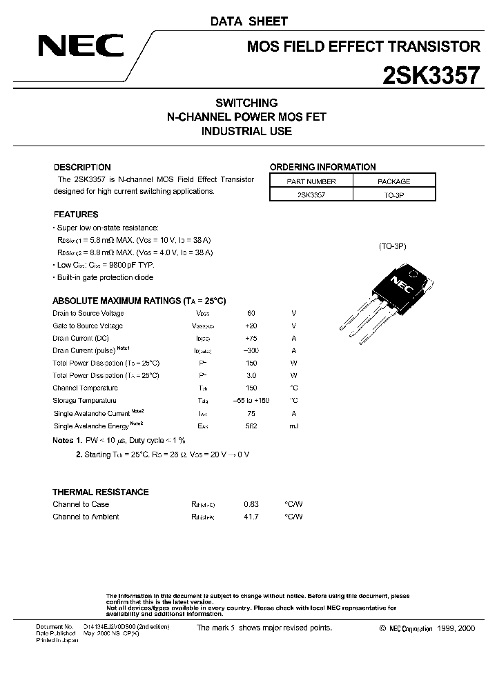 2SK3357_160789.PDF Datasheet