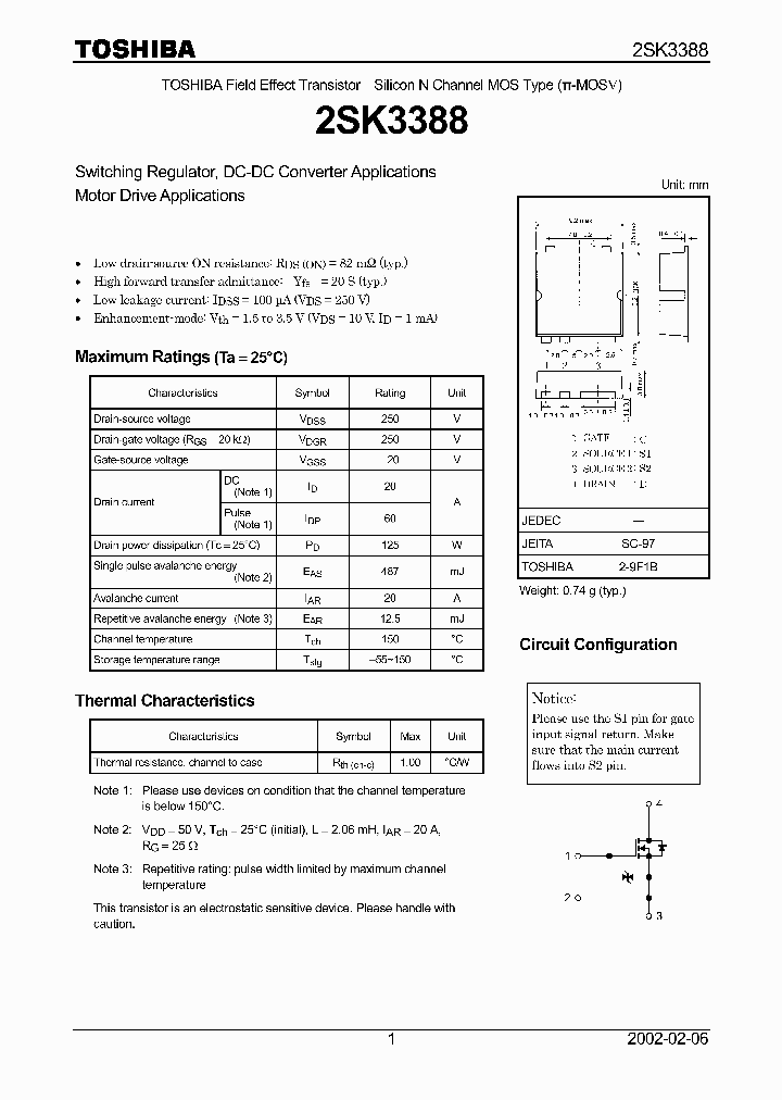 2SK3388_167687.PDF Datasheet