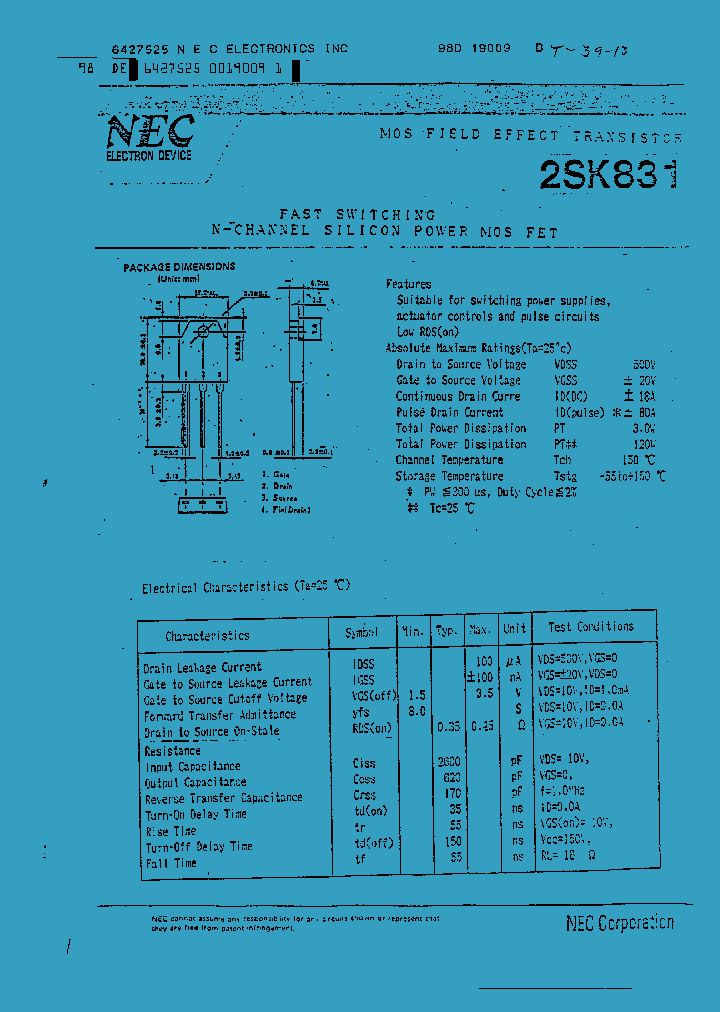 2SK831_12604.PDF Datasheet
