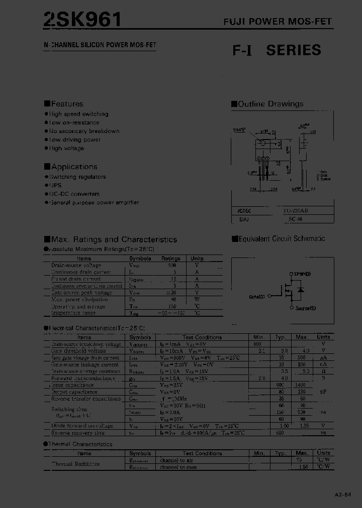 2SK961_12648.PDF Datasheet