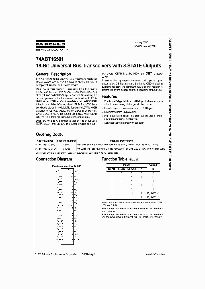 74ABT16501_147173.PDF Datasheet
