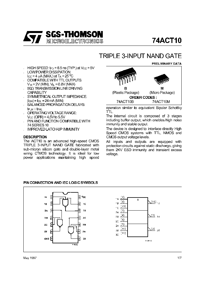 74ACT10B_75110.PDF Datasheet