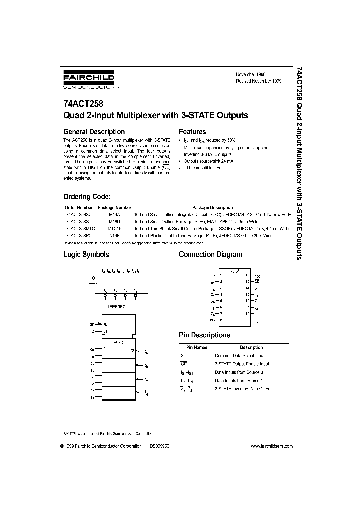 74ACT258_17850.PDF Datasheet