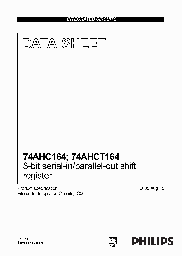 74AHCT164_18057.PDF Datasheet
