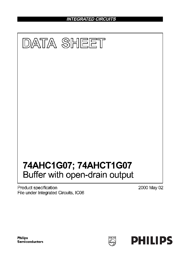 74AHCT1G07_18067.PDF Datasheet