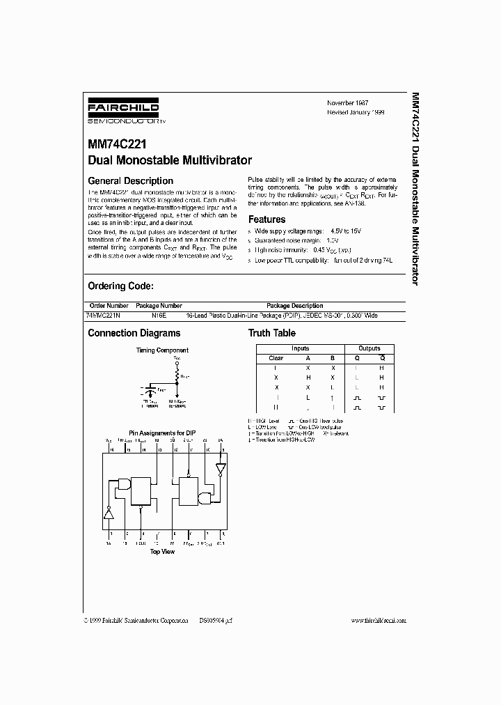 MM74C221_118527.PDF Datasheet