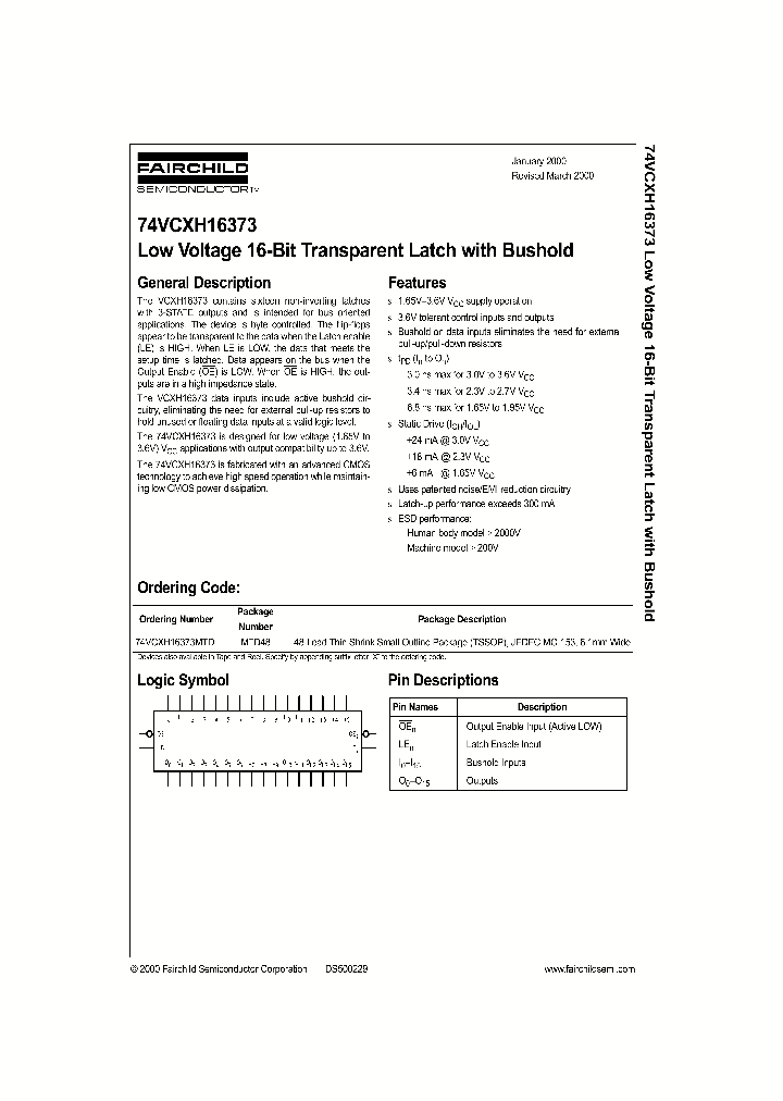 74VCXH16373_56349.PDF Datasheet