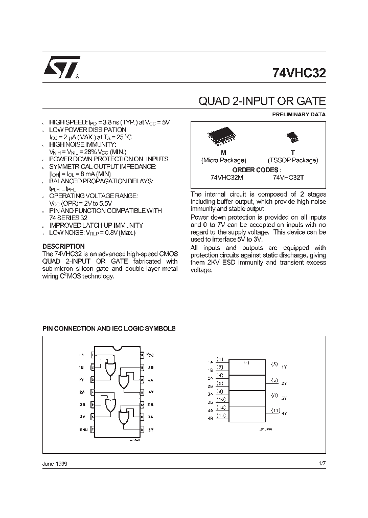 74VHC32_19982.PDF Datasheet