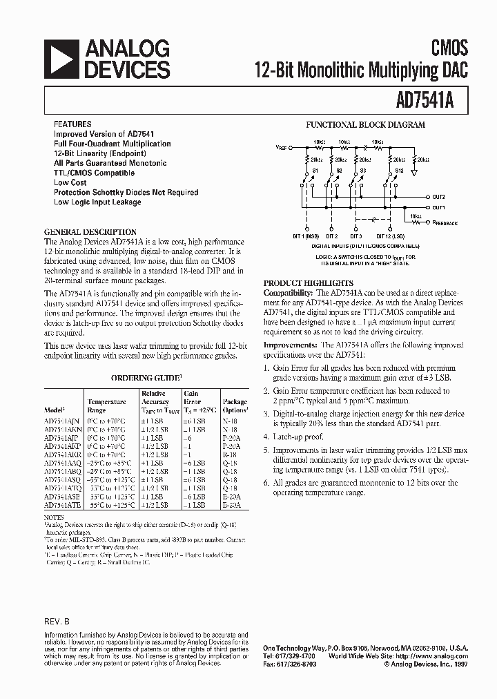 AD7541A_121121.PDF Datasheet