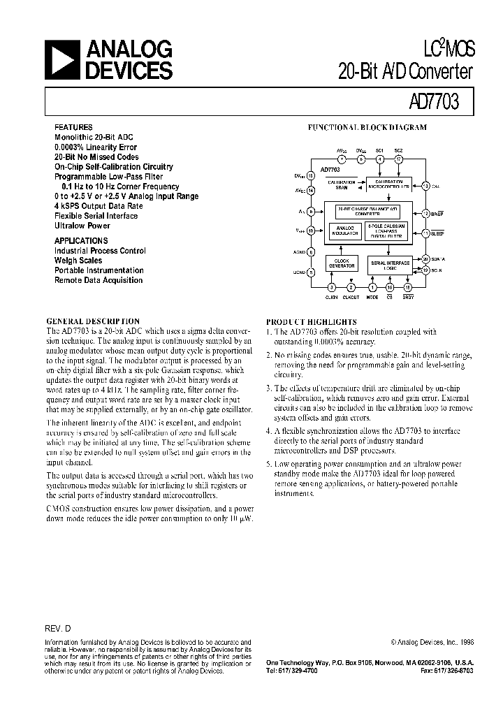 AD7703_112324.PDF Datasheet