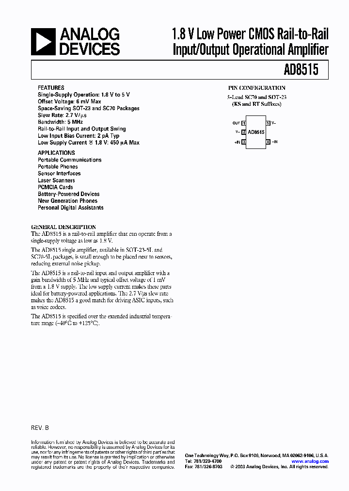 AD8515_171479.PDF Datasheet