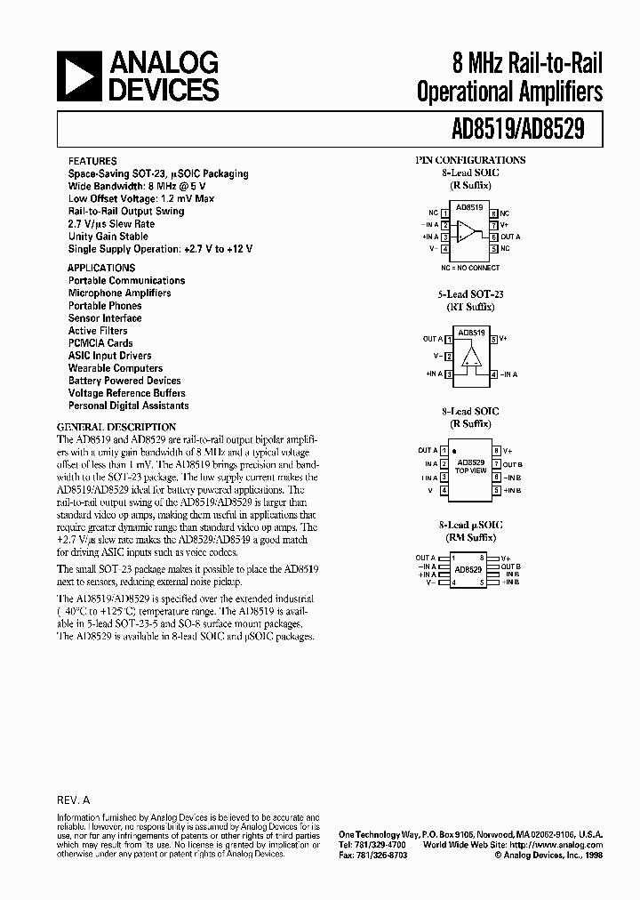 AD8519_21120.PDF Datasheet