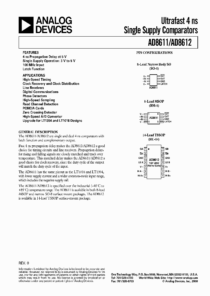 AD8611_8637.PDF Datasheet