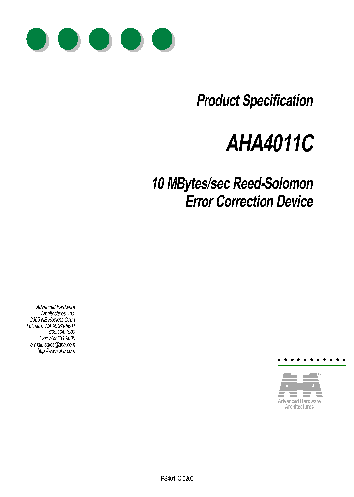 AHA4011C_176557.PDF Datasheet