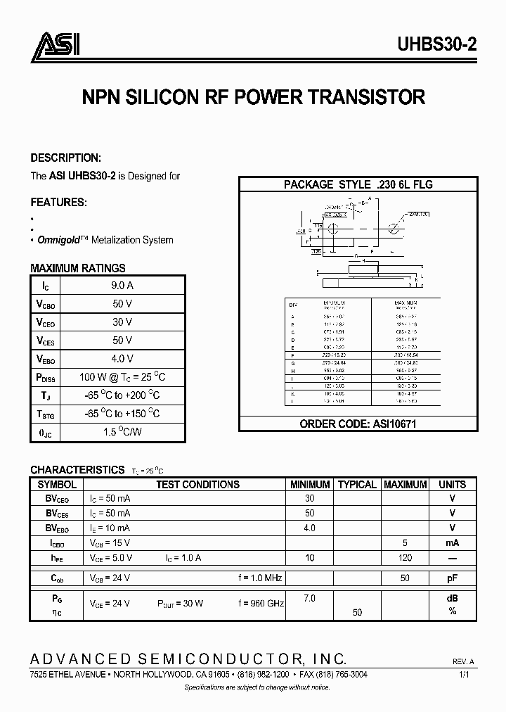 ASI10671_132801.PDF Datasheet