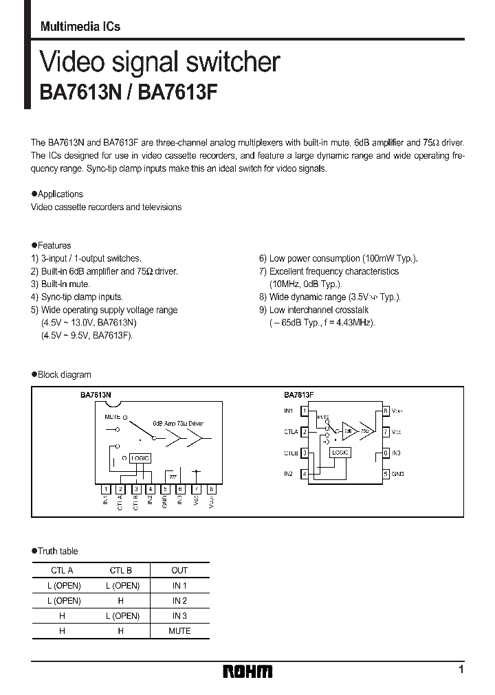 BA7613_22314.PDF Datasheet