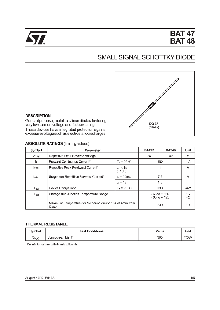 BAT47_39686.PDF Datasheet