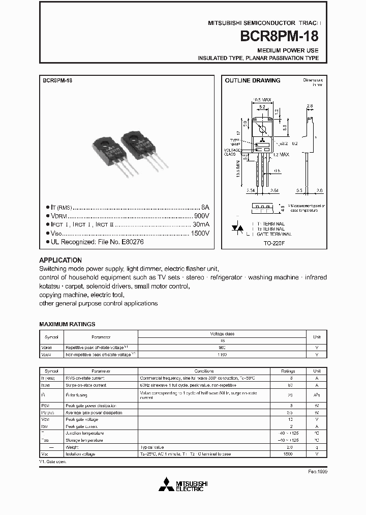 BCR8PM-18_192678.PDF Datasheet