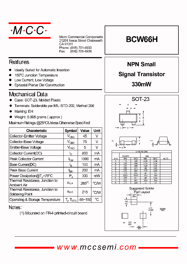 BCW66H_168780.PDF Datasheet
