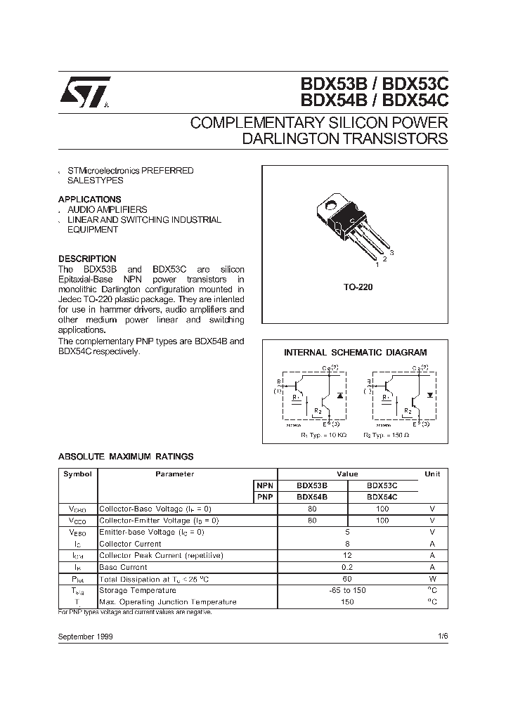 BDX53C_45303.PDF Datasheet