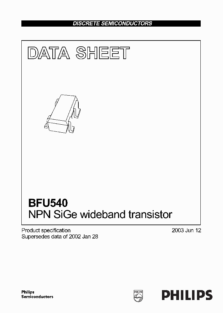 BFU540_61120.PDF Datasheet