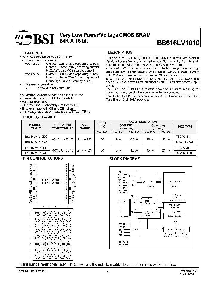 BS616LV1010_22480.PDF Datasheet