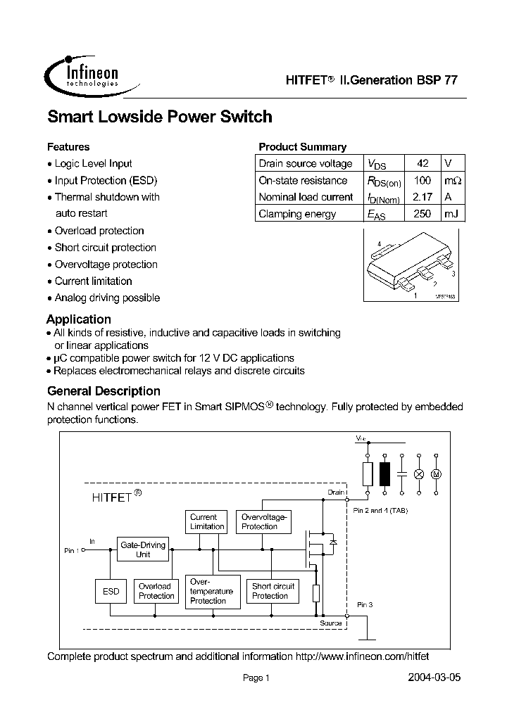 BSP77_188886.PDF Datasheet