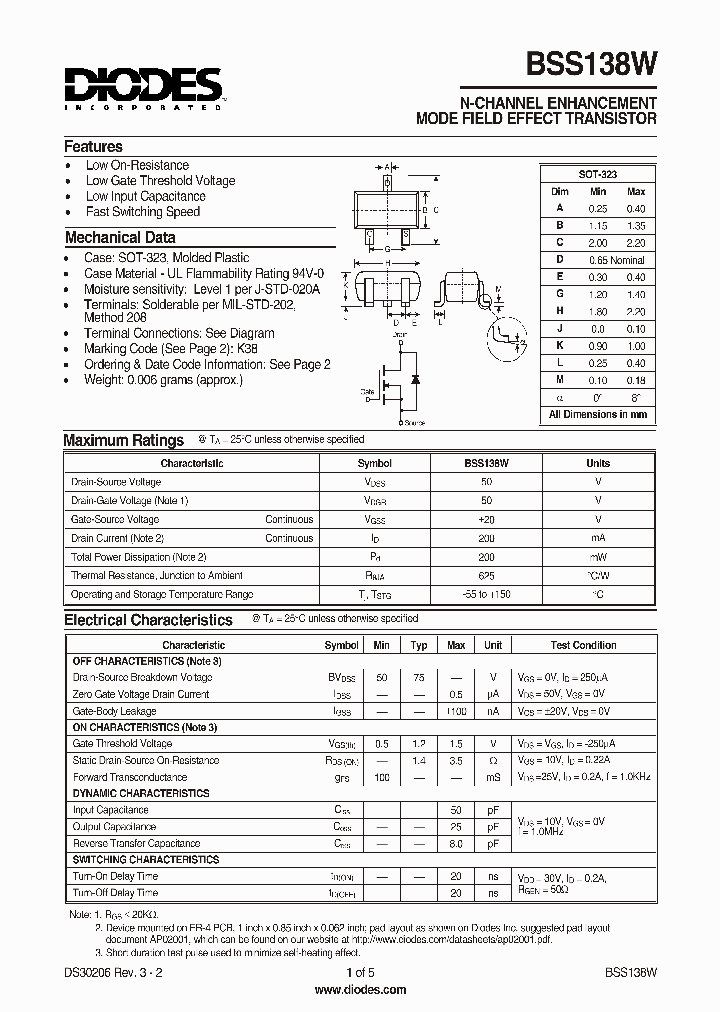 BSS138W_22586.PDF Datasheet