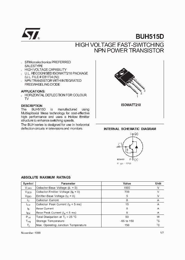 BUH515D_181461.PDF Datasheet