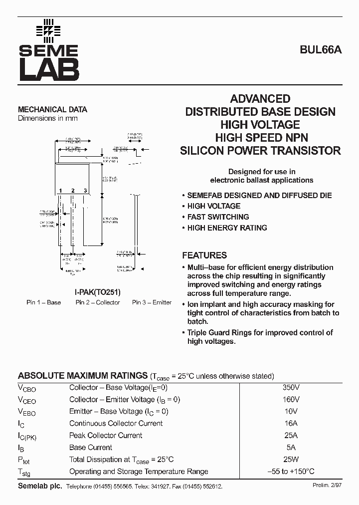 BUL66A_146570.PDF Datasheet