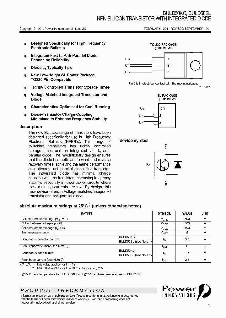 BULD50_166783.PDF Datasheet