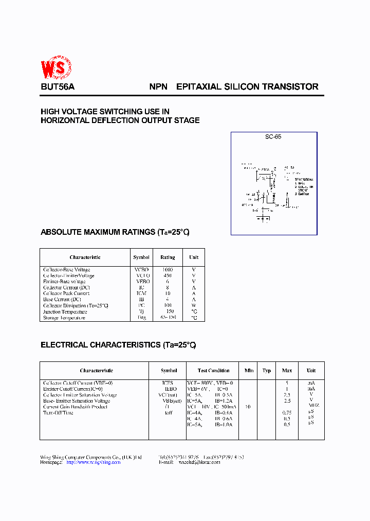 BUT56A_56672.PDF Datasheet
