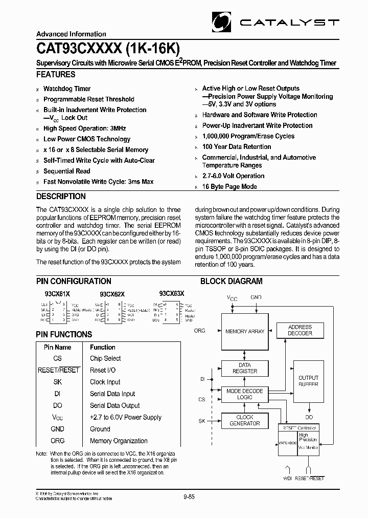 CAT93C5611_20205.PDF Datasheet