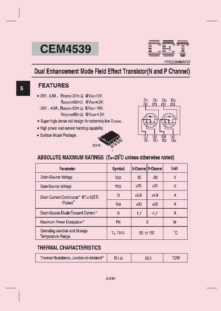 CEM4539_170314.PDF Datasheet