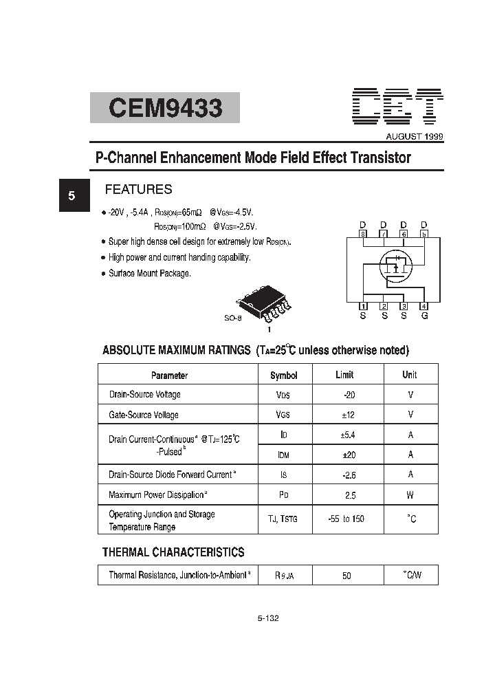CEM9433_142892.PDF Datasheet