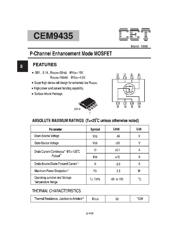 CEM9435_142893.PDF Datasheet