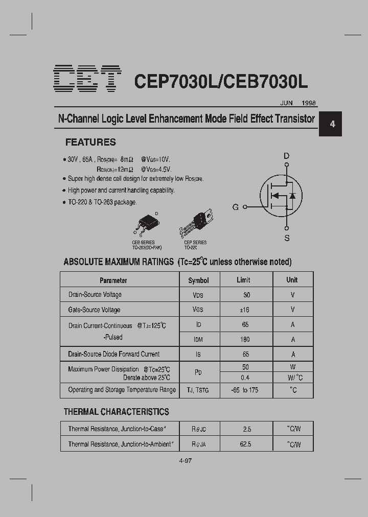 CEP7030L_93113.PDF Datasheet