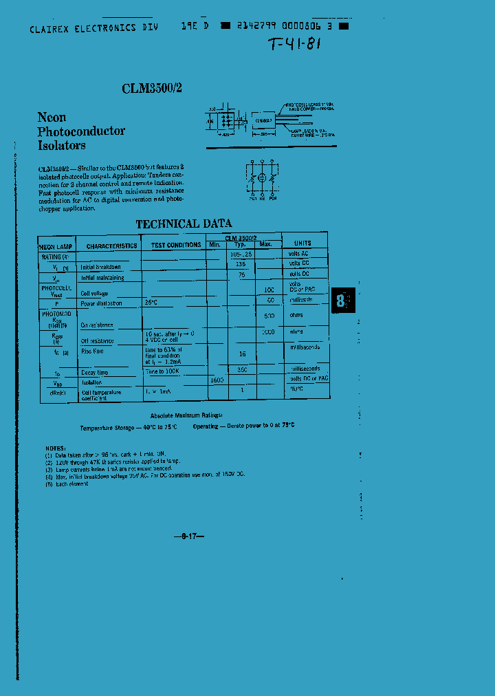 CLM3500_131066.PDF Datasheet