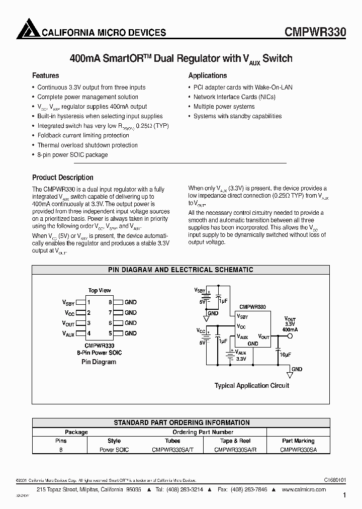 CMPWR330_163668.PDF Datasheet