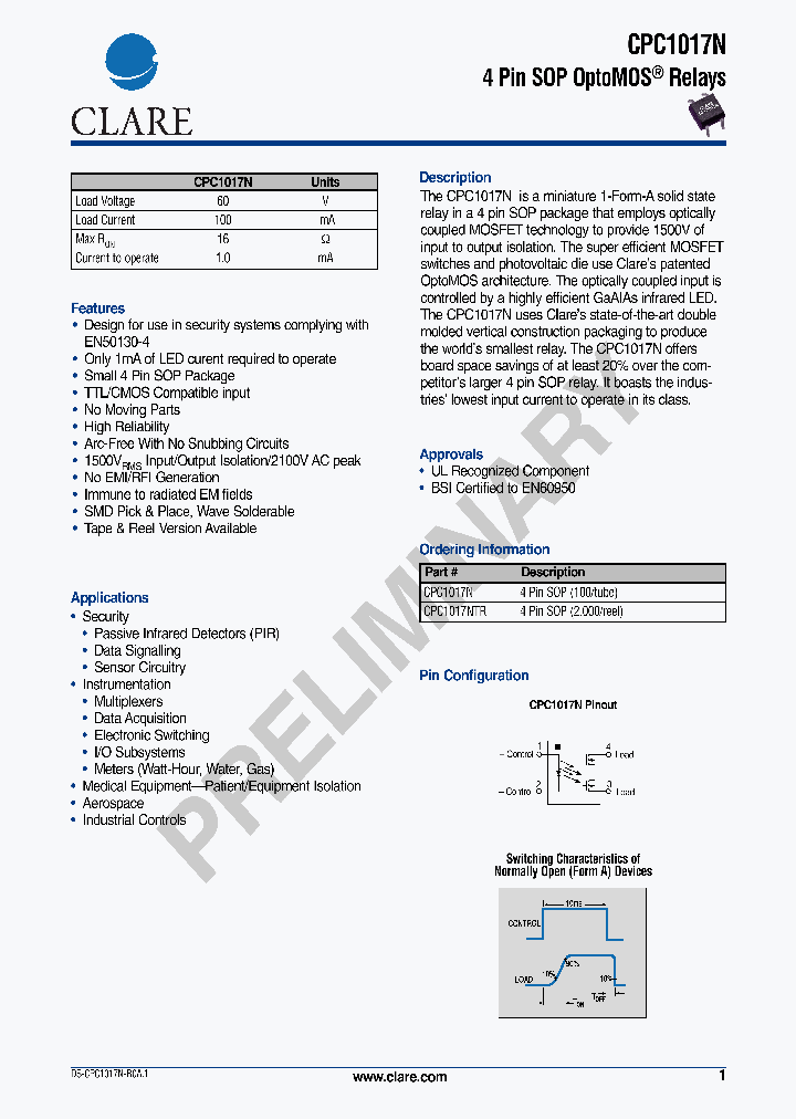 CPC1017N_184421.PDF Datasheet