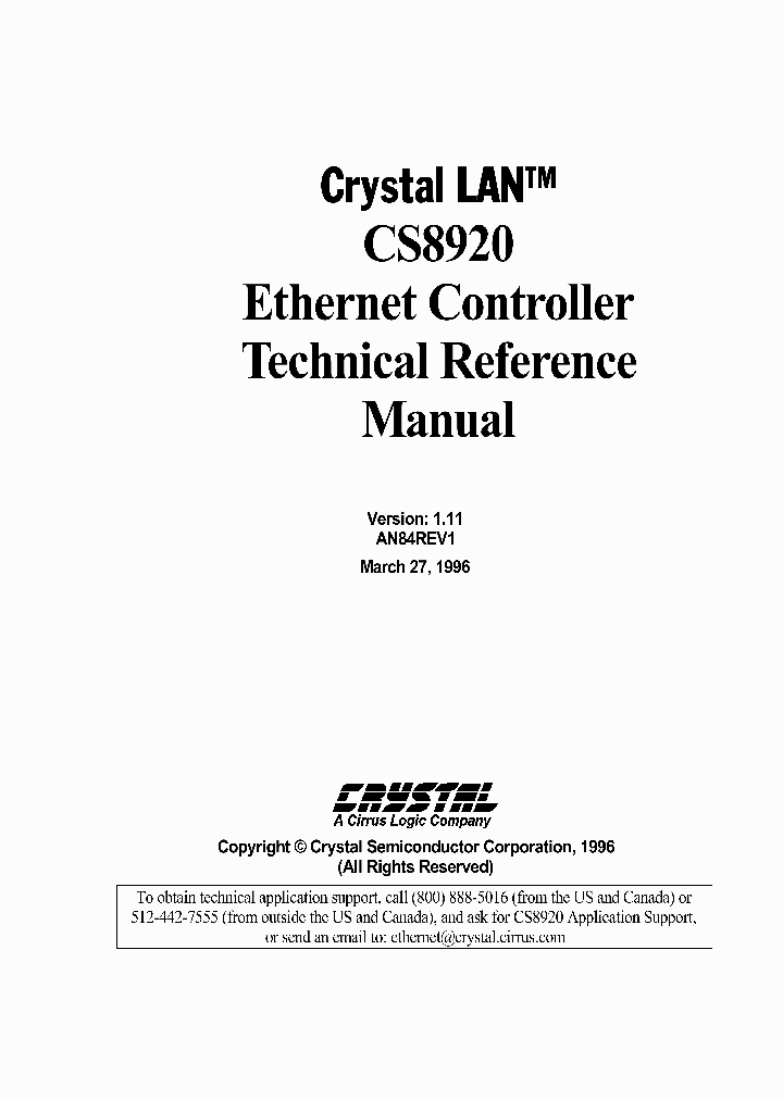 CS8920_170272.PDF Datasheet